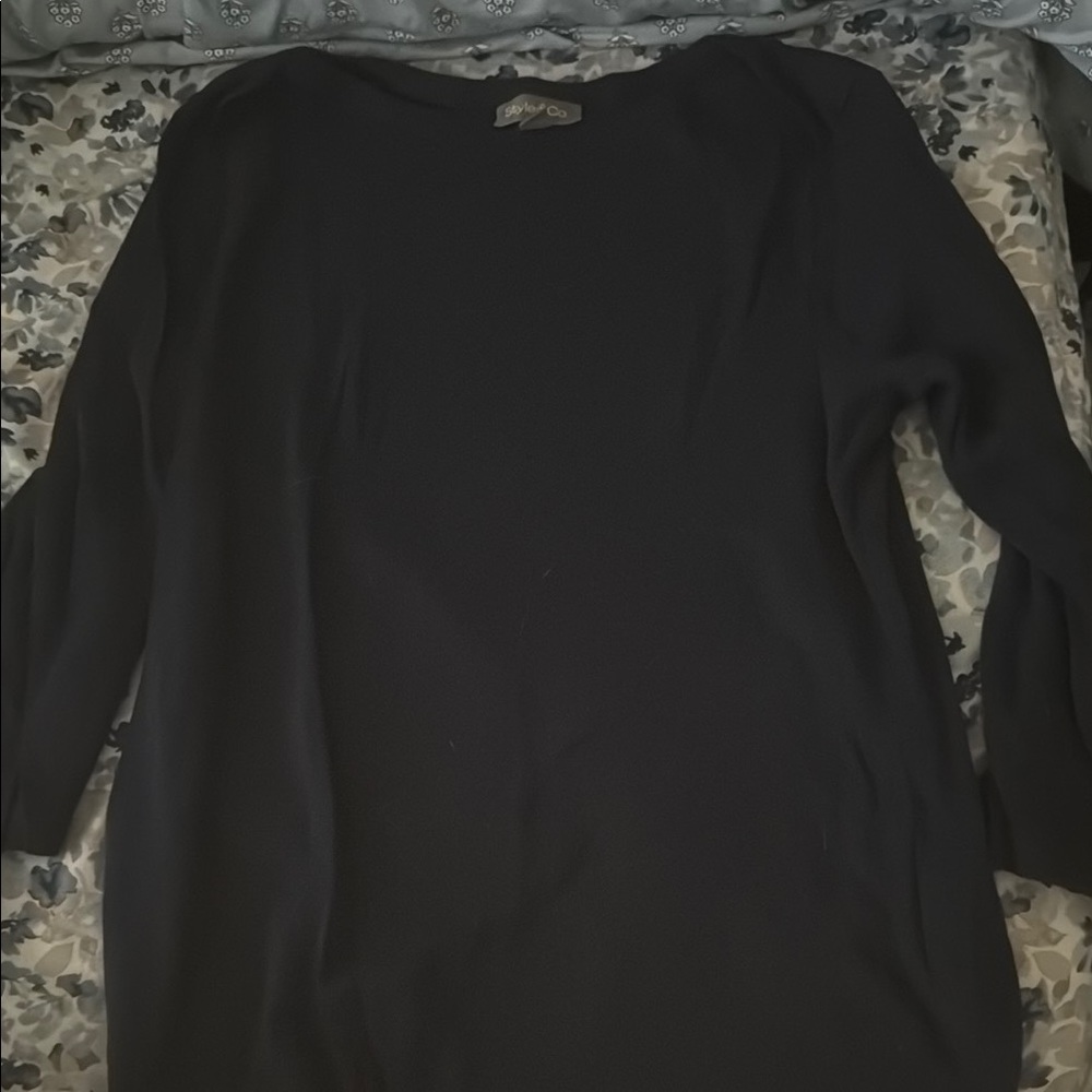 Navy blue 3/4 Sleeve Top